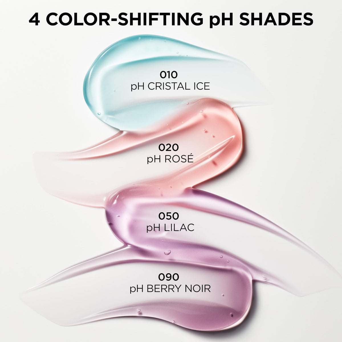 L'Oreal Paris Plump Ambition Lip Oil 010 Cristal Ice on lips
