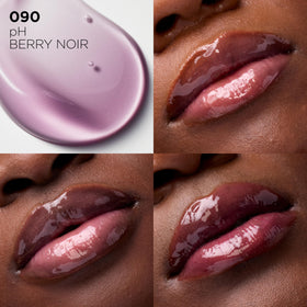L'Oreal Paris Plump Ambition Lip Oil 090 Berry Noir applicator close-up
