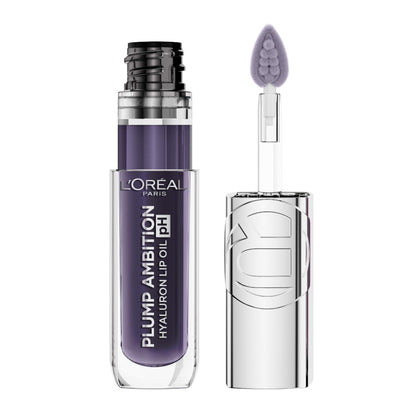 L'Oreal Paris Plump Ambition Lip Oil 090 Berry Noir front view