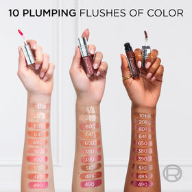 L'Oreal Paris Plump Ambition Lip Oil swatch on skin