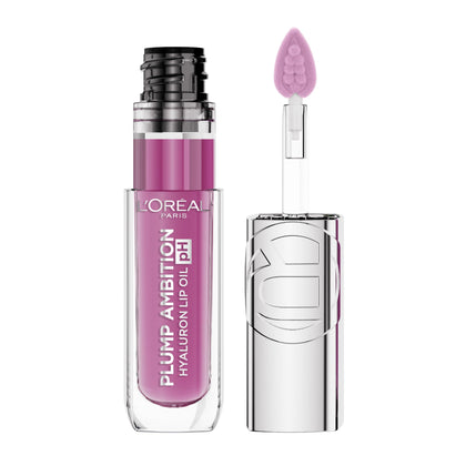 L'Oreal Paris Plump Ambition pH Hyaluron Lip Oil 050 pH Lilac front view