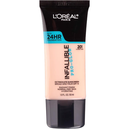 L'Oreal Paris Pro Glow Foundation Classic Ivory front view