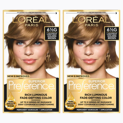 L'Oreal Paris quality Preference Hair Colour Kit front view