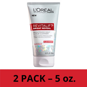L'Oreal Paris Revitalift Bright Reveal Cleanser showing application on hand
