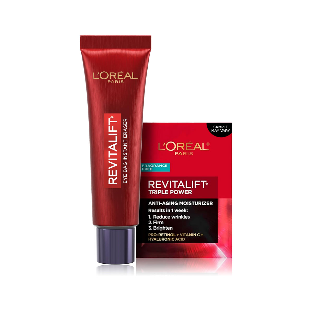 L'Oreal Paris Revitalift Eye Bag Eraser front view 0.5 oz