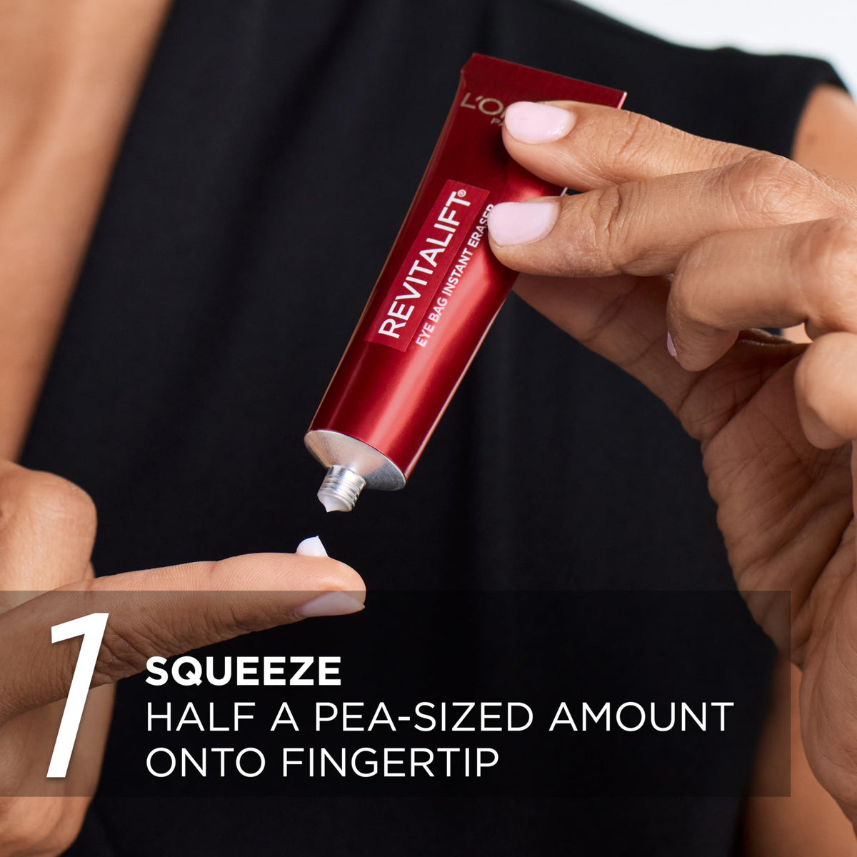 L'Oreal Paris Revitalift Eye Bag Eraser product details close-up