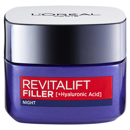 L'Oreal Paris Revitalift Filler Renew Night Cream 1.7 Oz front view