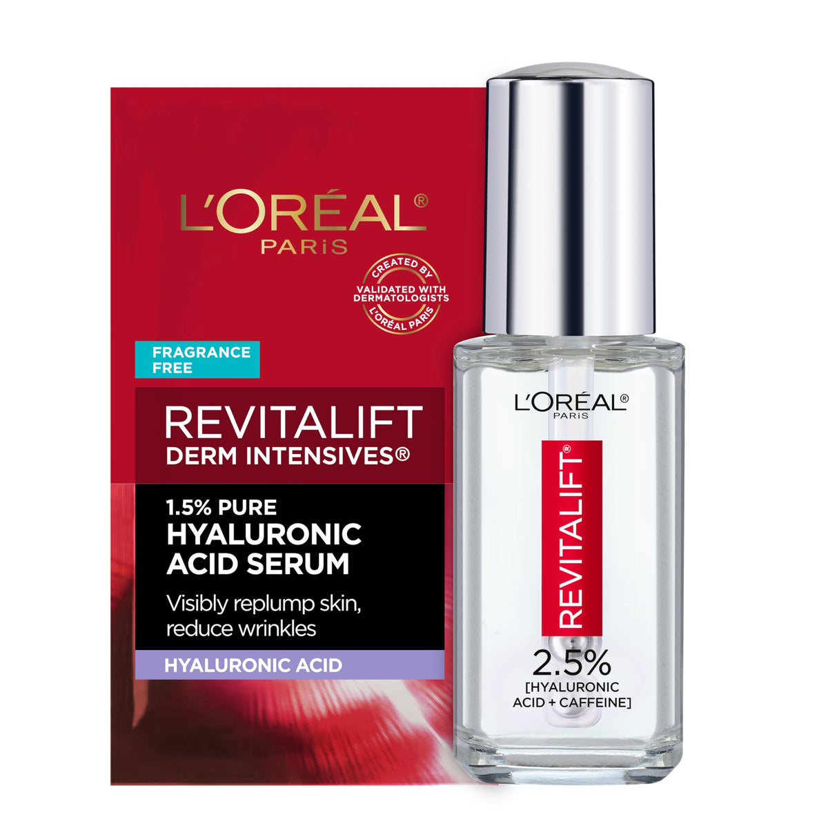L'Oreal Paris Revitalift Hyaluronic Acid Eye Serum 67ml front view