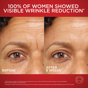 L'Oreal Paris Revitalift moisturizer application on skin