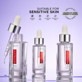 L'Oreal Paris Revitalift Serum packaging side view