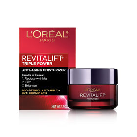 L'Oreal Paris Revitalift Triple Power Face Moisturiser front view