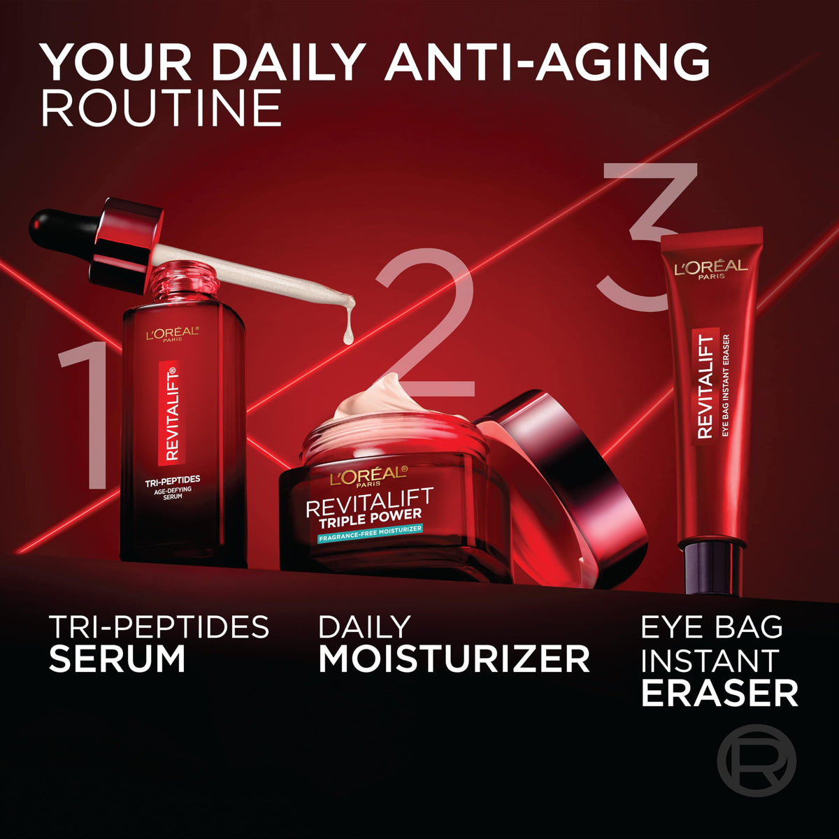 L'Oreal Paris Revitalift Triple Power Face Moisturizer side view