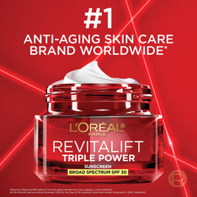 L'Oreal Paris Revitalift Triple Power Moisturizer ingredients list