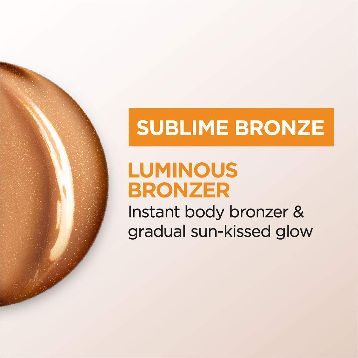 L'Oreal Paris Sublime Bronze Self-Tanning Lotion Medium side view