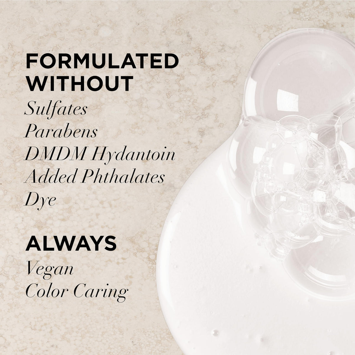 L'Oreal Paris Sulfate Free Shampoo texture on hand