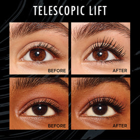 L'Oreal Paris Telescopic Lift Mascara showing double-hook bristle brush