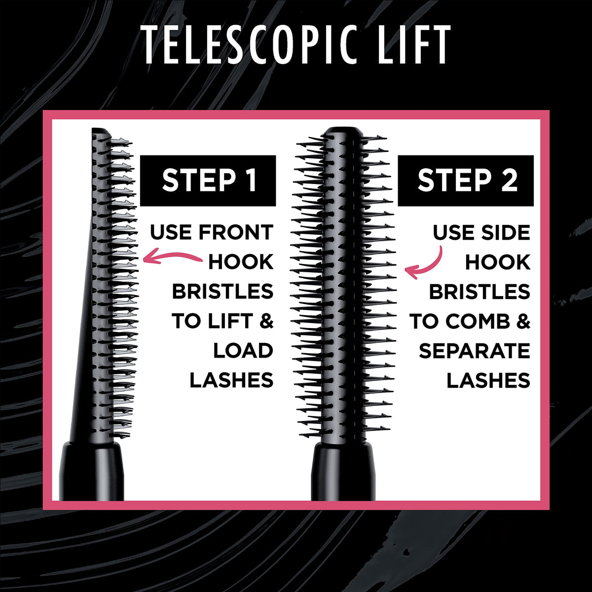 L'Oreal Paris Telescopic Lift Mascara with makeup accessories