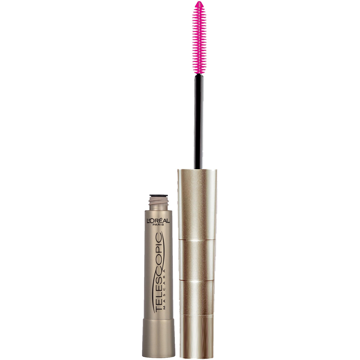L'Oreal Paris Telescopic Mascara black tube front view