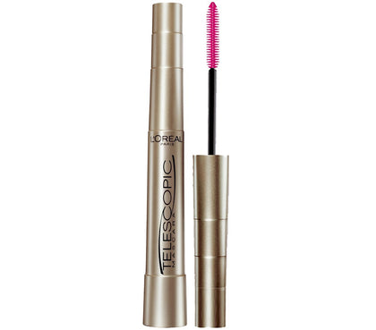 L'Oreal Paris Telescopic Mascara Blackest Black front view