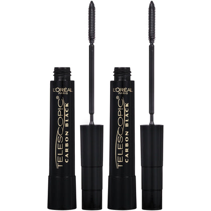 L'Oreal Paris Telescopic Mascara Carbon Black front view