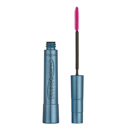 L'Oreal Paris Telescopic Waterproof Mascara black tube front view