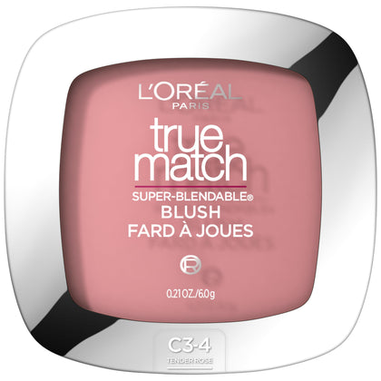 L'Oreal Paris True Match Blush Tender Rose front view with mirror