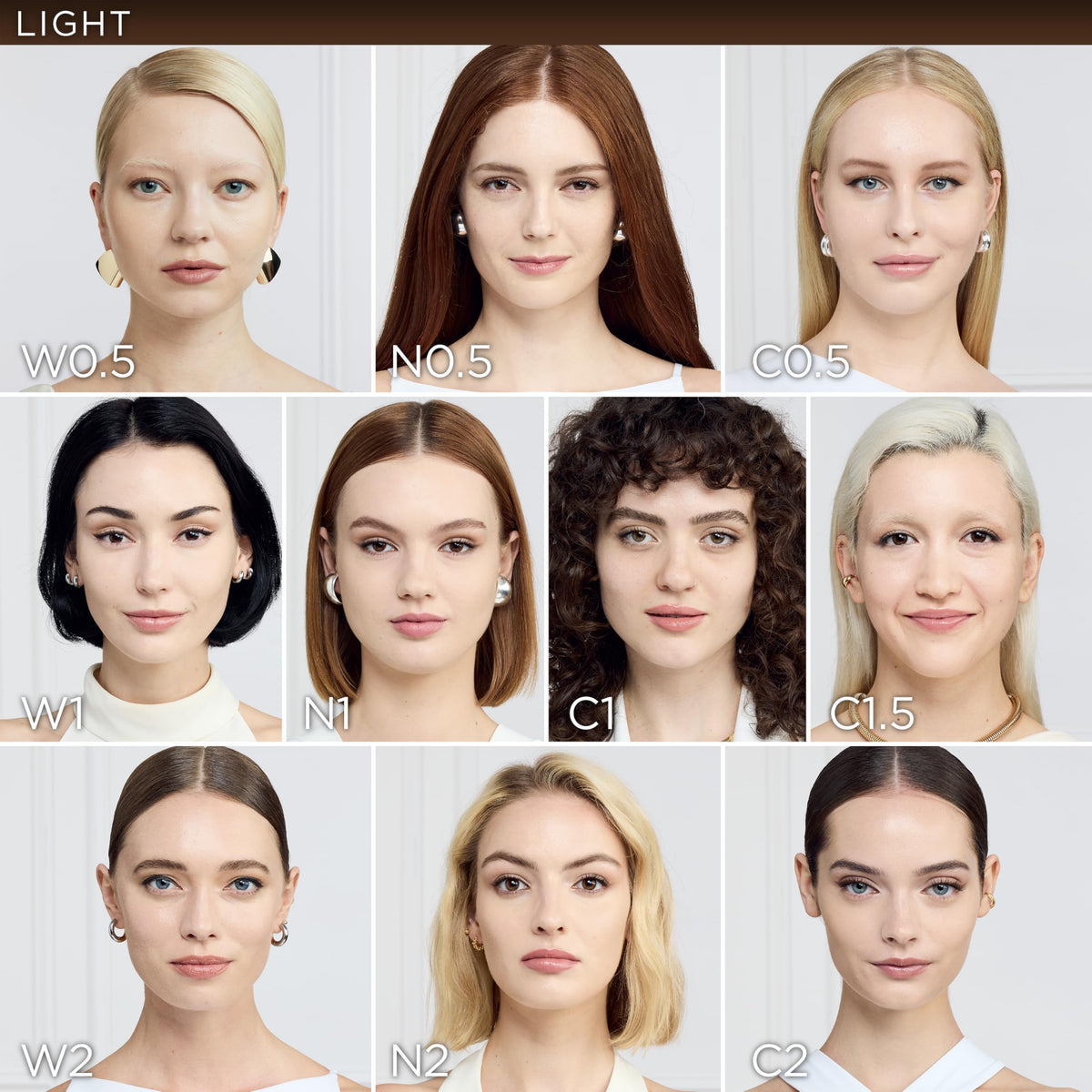 L'Oreal Paris True Match Foundation N0.5 Light application on model