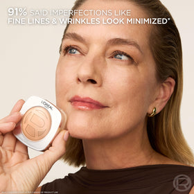 L'Oreal Paris True Match Hyaluron Tinted Balm Foundation application on model