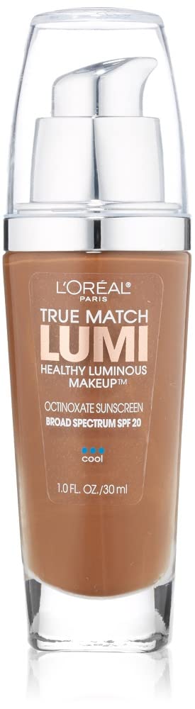L'Oreal Paris True Match Lumi Healthy Luminous Makeup C7-8 Nut Brown Cocoa front view