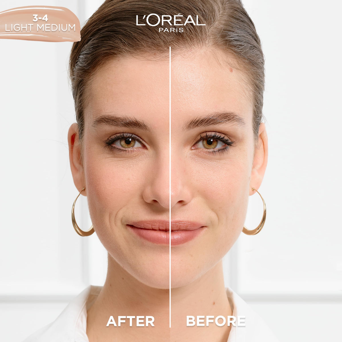 L'Oreal Paris True Match Nude Hyaluronic Tinted Serum Foundation back view
