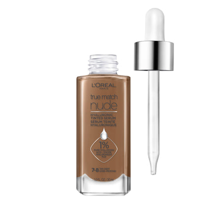 L'Oreal Paris True Match Nude Hyaluronic Tinted Serum Foundation front view