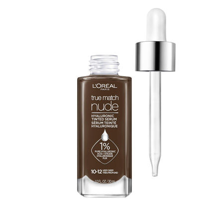 L'Oreal Paris True Match Nude Hyaluronic Tinted Serum Foundation front view