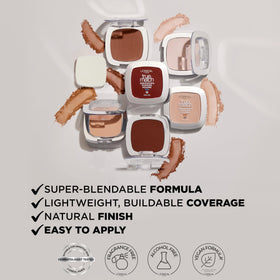 L'Oreal Paris True Match Powder Foundation C9 Deep opened with mirror