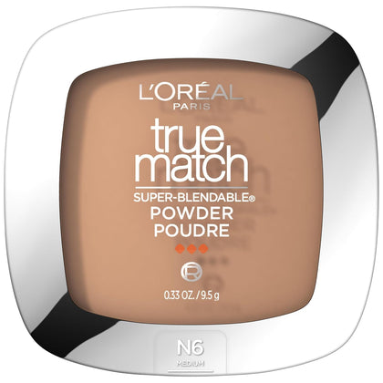L'Oreal Paris True Match Powder Foundation N6 Medium front view