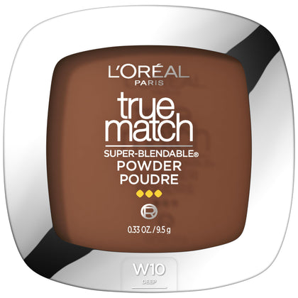 L'Oreal Paris True Match Powder Foundation W10 Deep front view