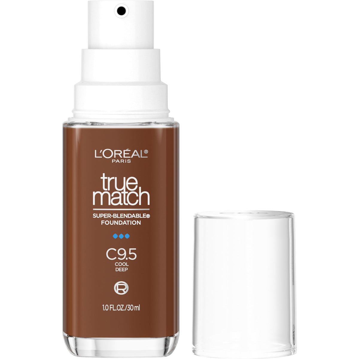 L'Oreal Paris True Match Super-Blendable Foundation C9.5 Deep front view