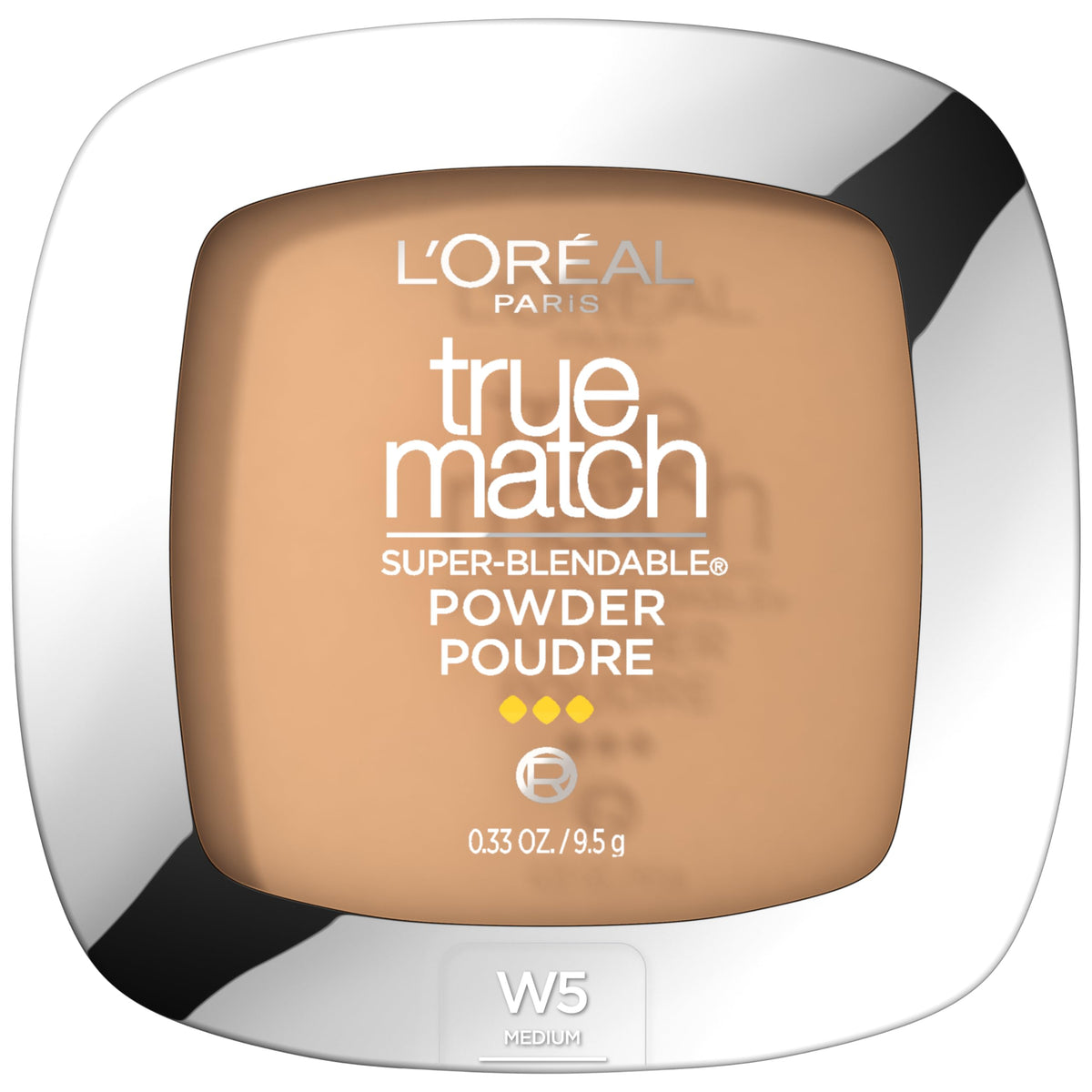 L'Oreal Paris True Match Super Blendable Foundation Powder W5 Medium front view