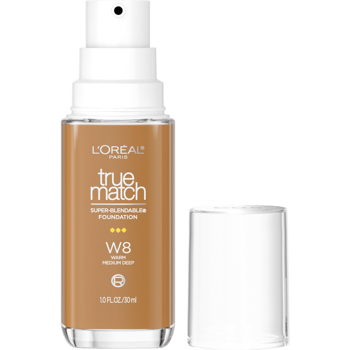 L'Oreal Paris True Match Super-Blendable Foundation W8 front view