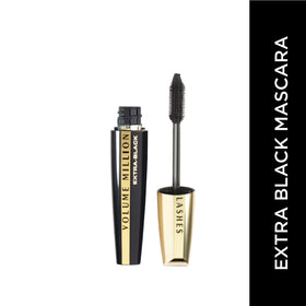 L'Oreal Paris Volume Million Lashes Mascara Extra Black with other makeup products