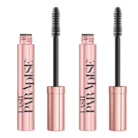 L'Oreal Paris Voluminous Lash Paradise Mascara front view, Black Brown