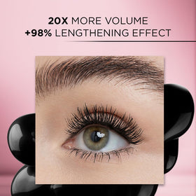 L'Oreal Paris Voluminous Lash Paradise Mascara packaging display