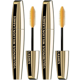 L'Oreal Paris Voluminous Million Lashes Mascara front view, Blackest Black