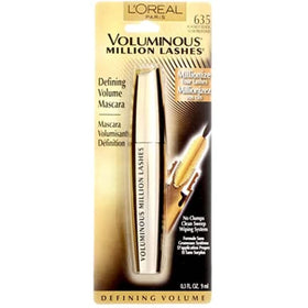 L'Oreal Paris Voluminous Million Lashes Mascara on a vanity table