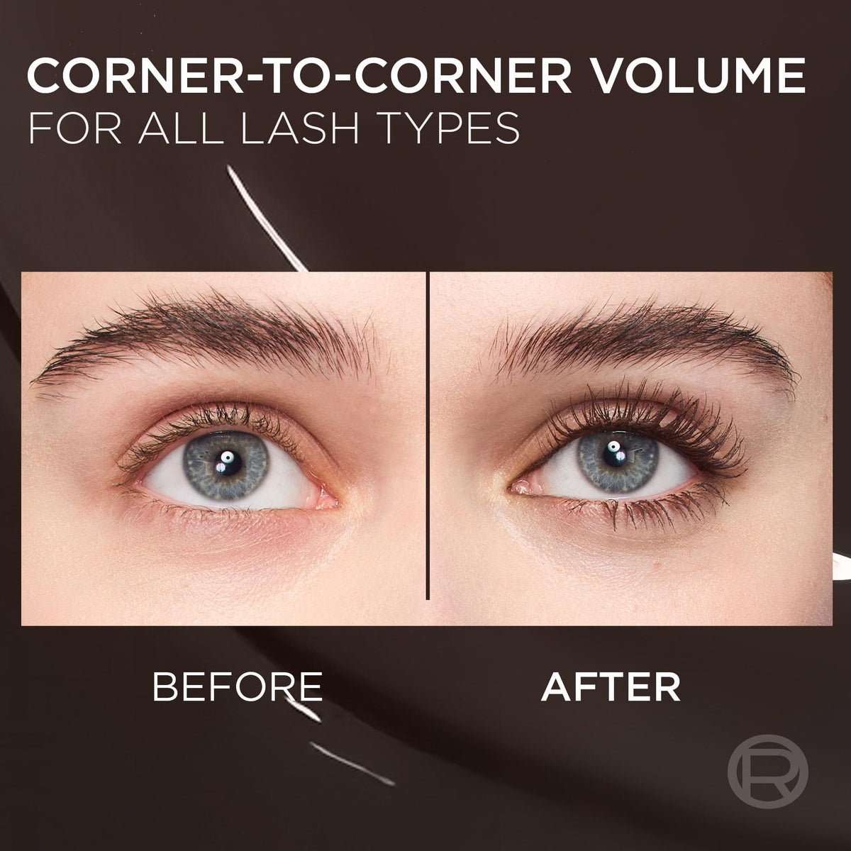 L'Oreal Paris Voluminous Panorama Mascara 705 Brown Leather brush detail