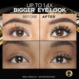 L'Oreal Paris Voluminous Panorama Mascara application on lashes