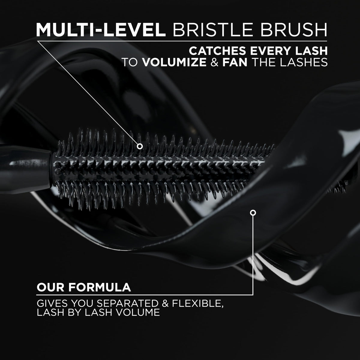 L'Oreal Paris Voluminous Panorama Mascara with makeup products