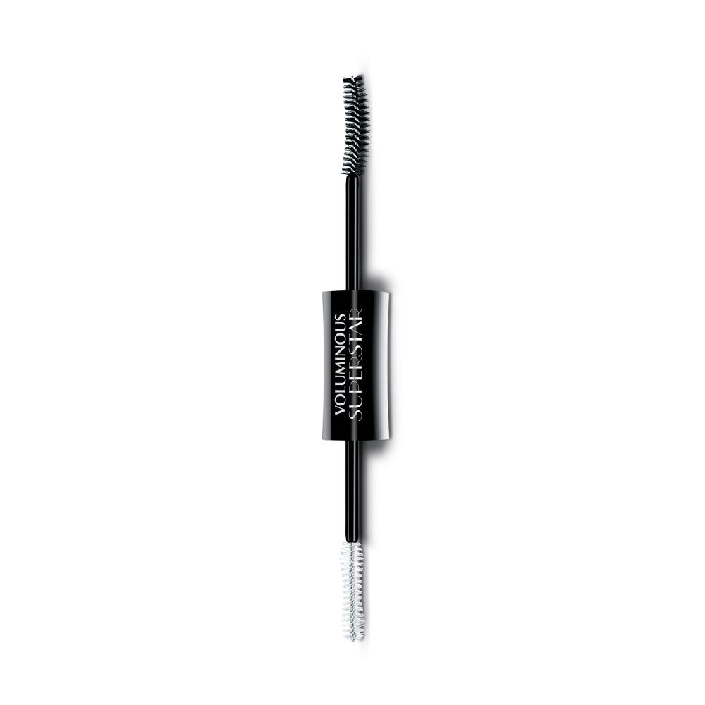 L'Oreal Paris Voluminous Superstar Waterproof Mascara side view showing product details