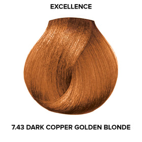 L'OREAL TECHNIQUE Excellence Crème Dark Copper Blonde on a bathroom shelf