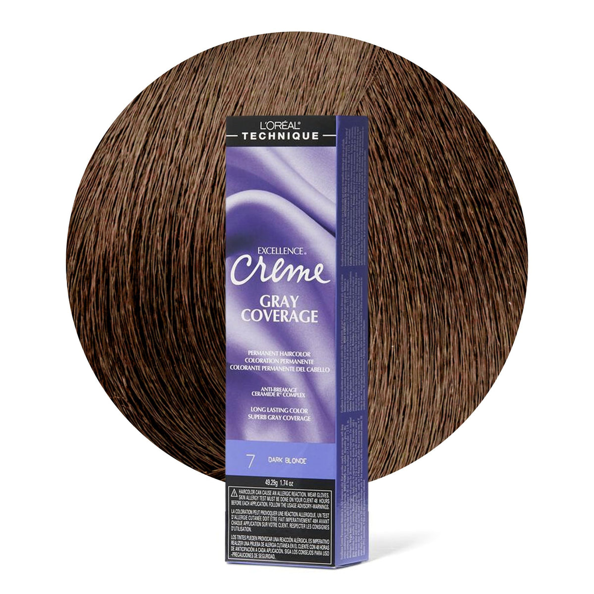 L'OREAL TECHNIQUE Excellence Crème Permanent Hair Color Dark Blonde front view