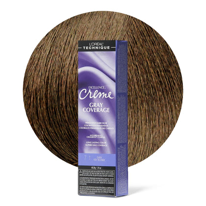 L'OREAL TECHNIQUE Excellence Crème Permanent Hair Colour Dark Brown front view